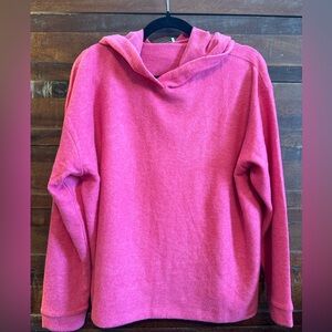 Zenana Pink Sweater Hoodie